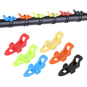 1 Set Fishing Hook Keeper Lure Bait Holder with 3 Rubber Rings For Fishing Rod Portable Fishing Gear Accessories Fixed Bait