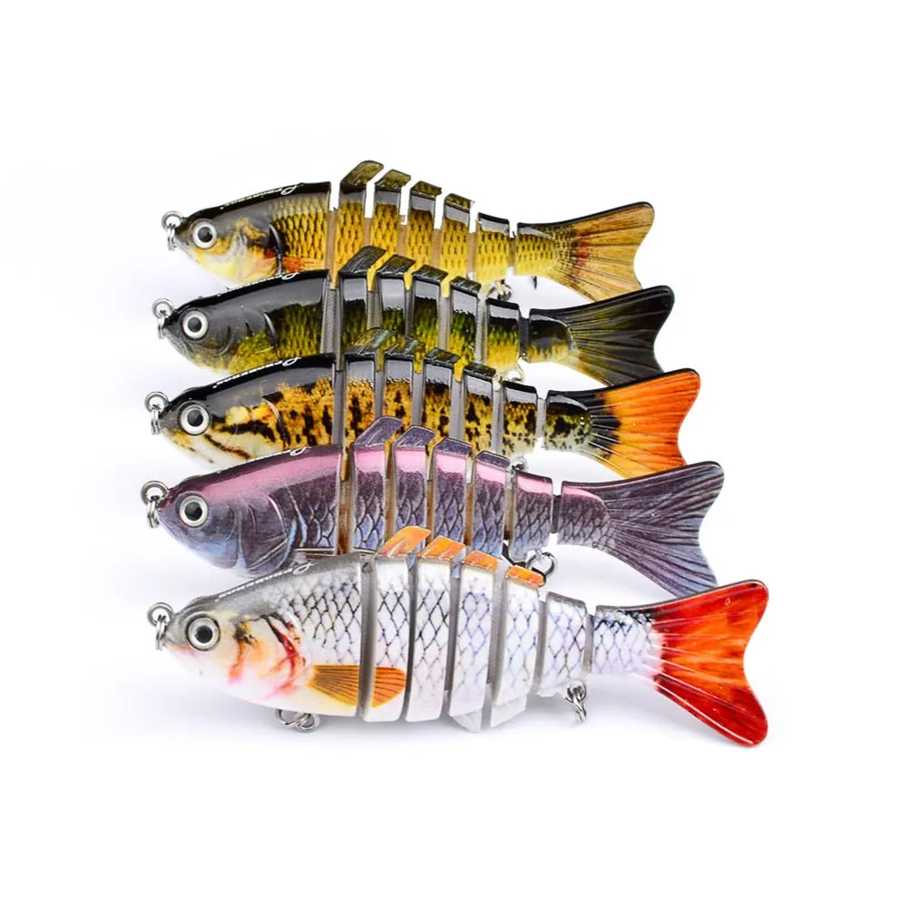 1PCS Wobblers Fishing Lures Multi-section Hard Bait 100mm15g Artificial Bait Minnow Crankbait Jig Perch Carp Fishing tackle Lure