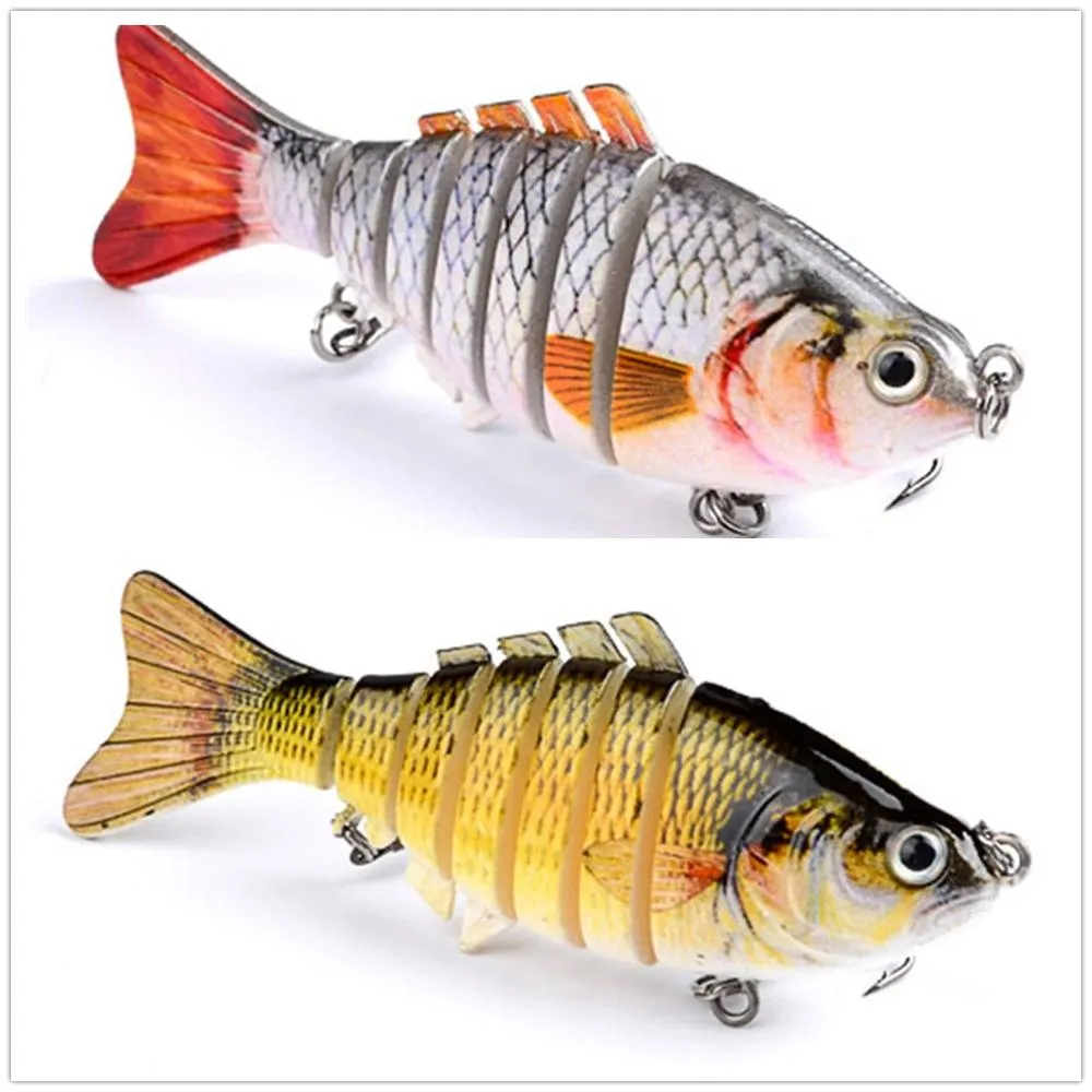 1PCS Wobblers Fishing Lures Multi-section Hard Bait 100mm15g Artificial Bait Minnow Crankbait Jig Perch Carp Fishing tackle Lure