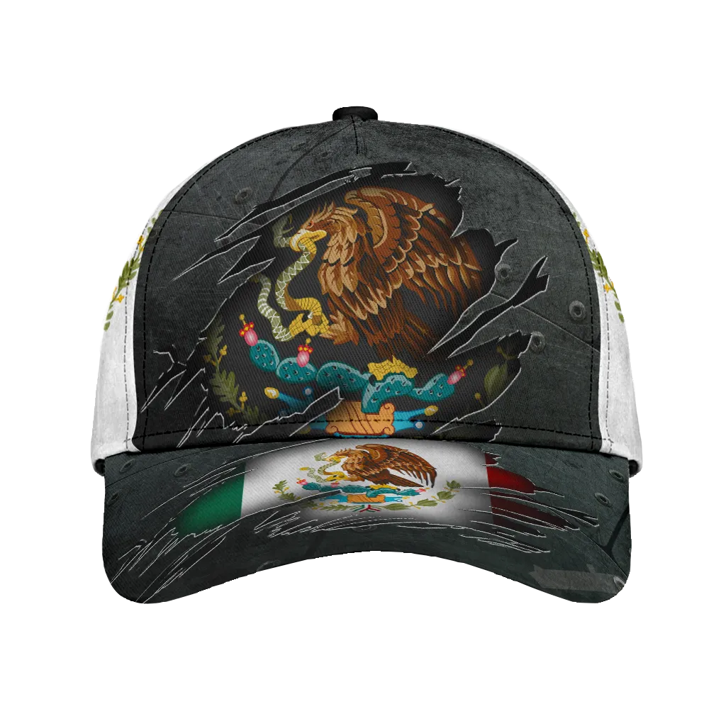 3D All Over Printed Mexican Hat Cap For Men And Women, Mexico Printed Hat Cap, Mexico Hat Baseball