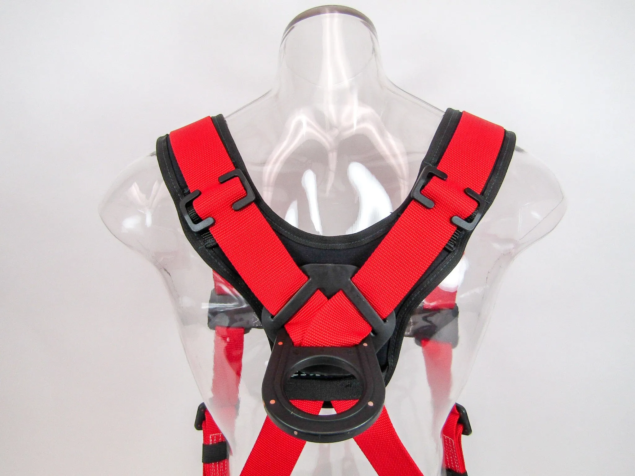 Bashlin Arc Flash Bucket Truck Harness with Quick Connect Buckles and Back Pad - DEQ662HD1X