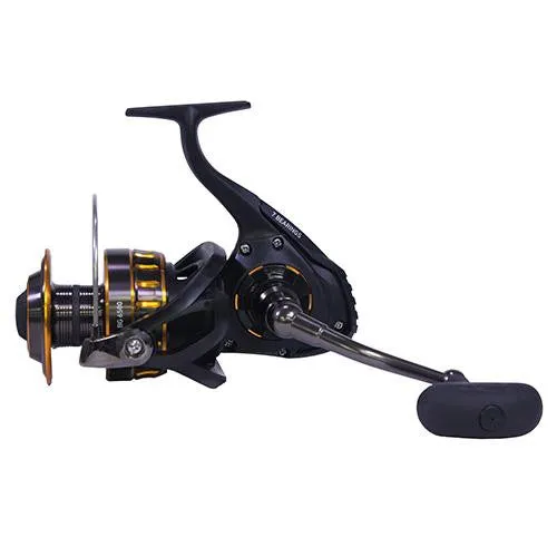 BG Saltwater Spinning Reel - 6500, 5.3:1 Gear Ratio, 6 1 Bearings, 48.7" Retrieve Rate, 33 lb Max Drag