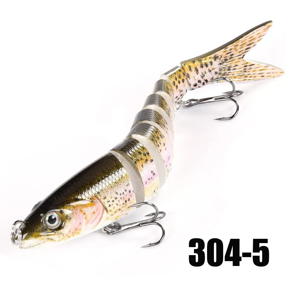 Bionic MultiJointed Swimbait Crank Bait for Trout and Bass Fishing