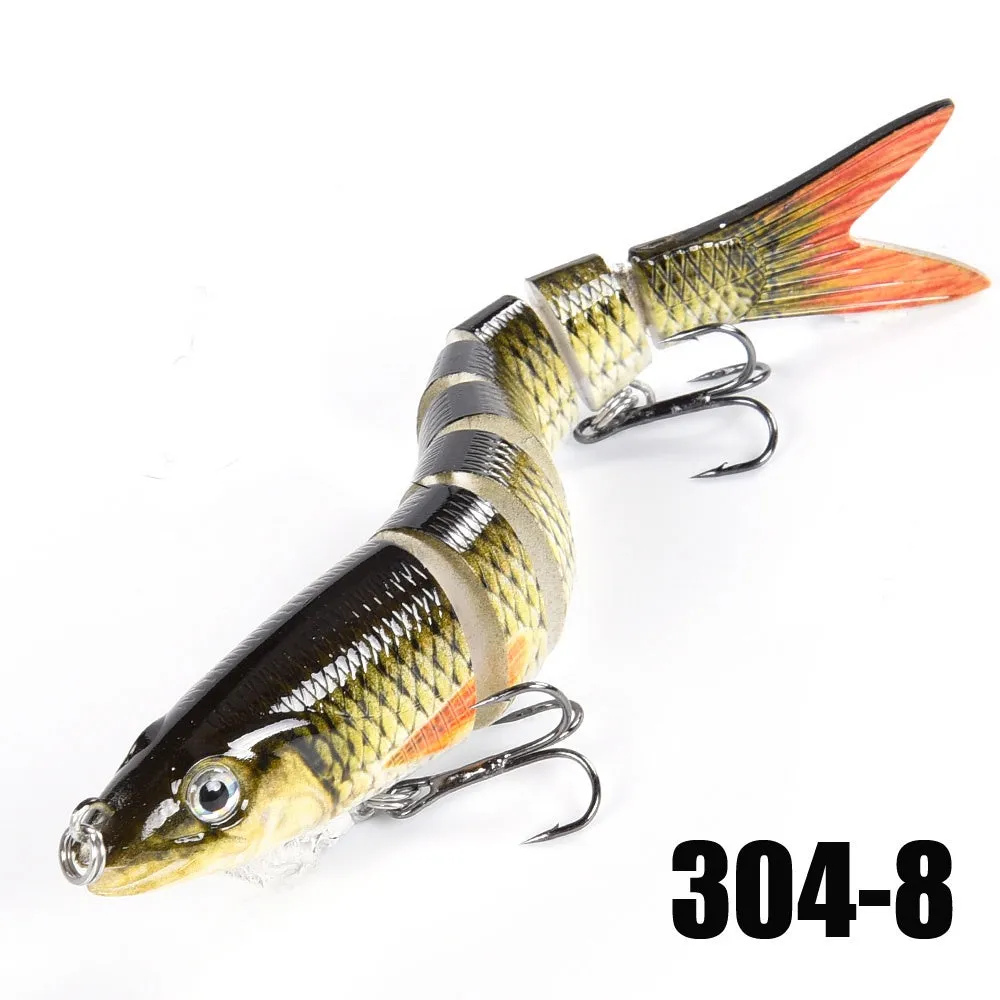 Bionic MultiJointed Swimbait Crank Bait for Trout and Bass Fishing