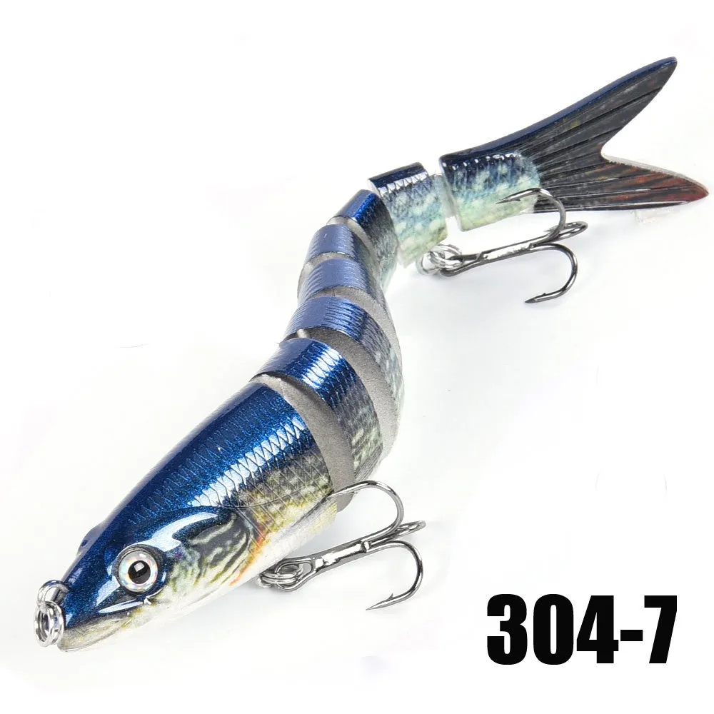 Bionic MultiJointed Swimbait Crank Bait for Trout and Bass Fishing