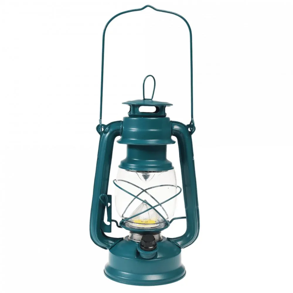 Blue LED Hurricane Lantern