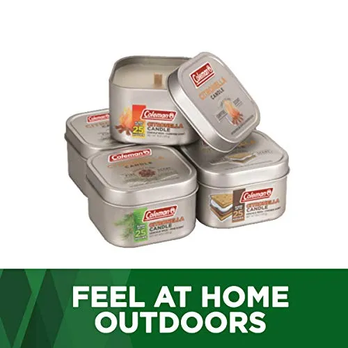 Coleman Scented Tin Citronella Candle - 3 Pack