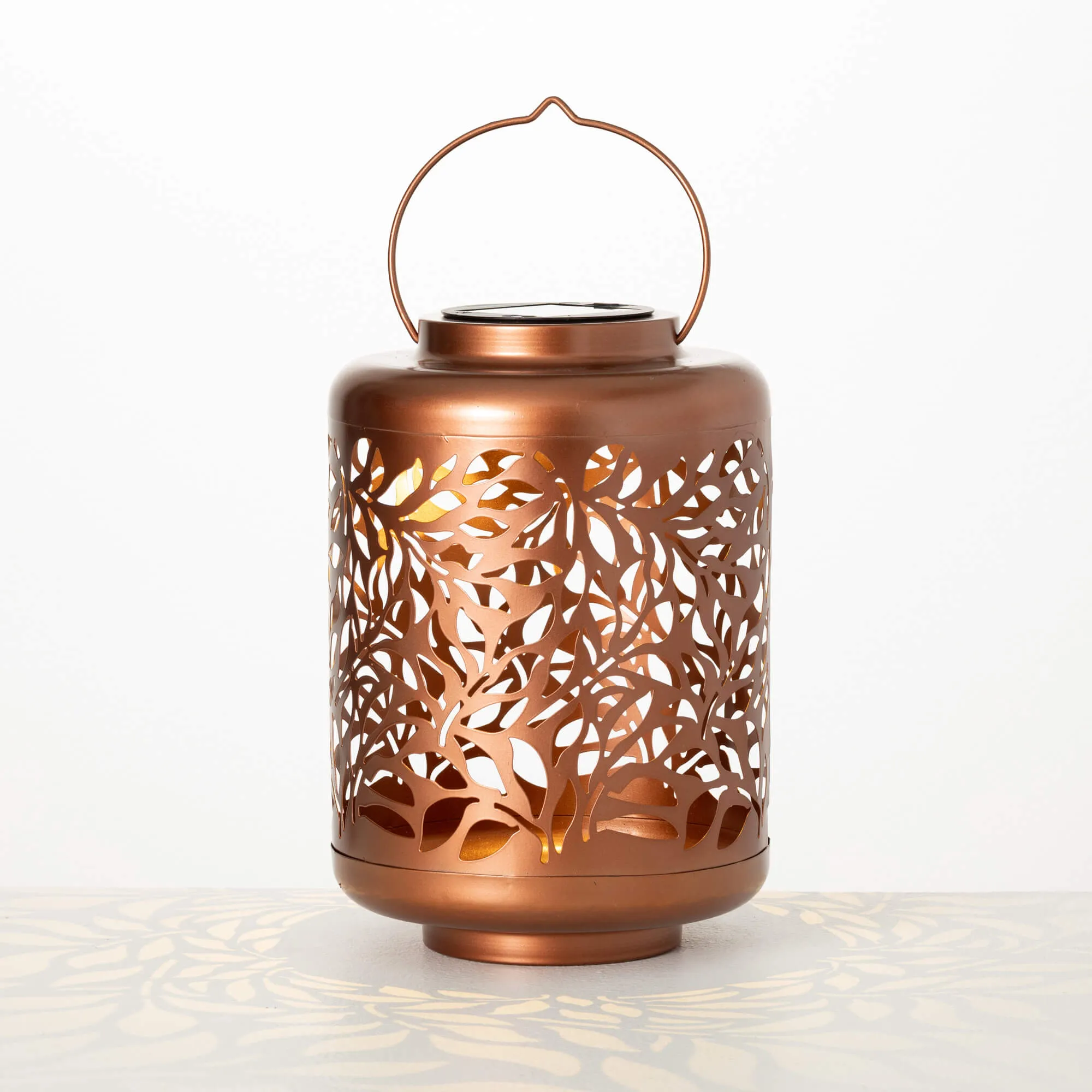 COPPER LEAF SOLAR LANTERN