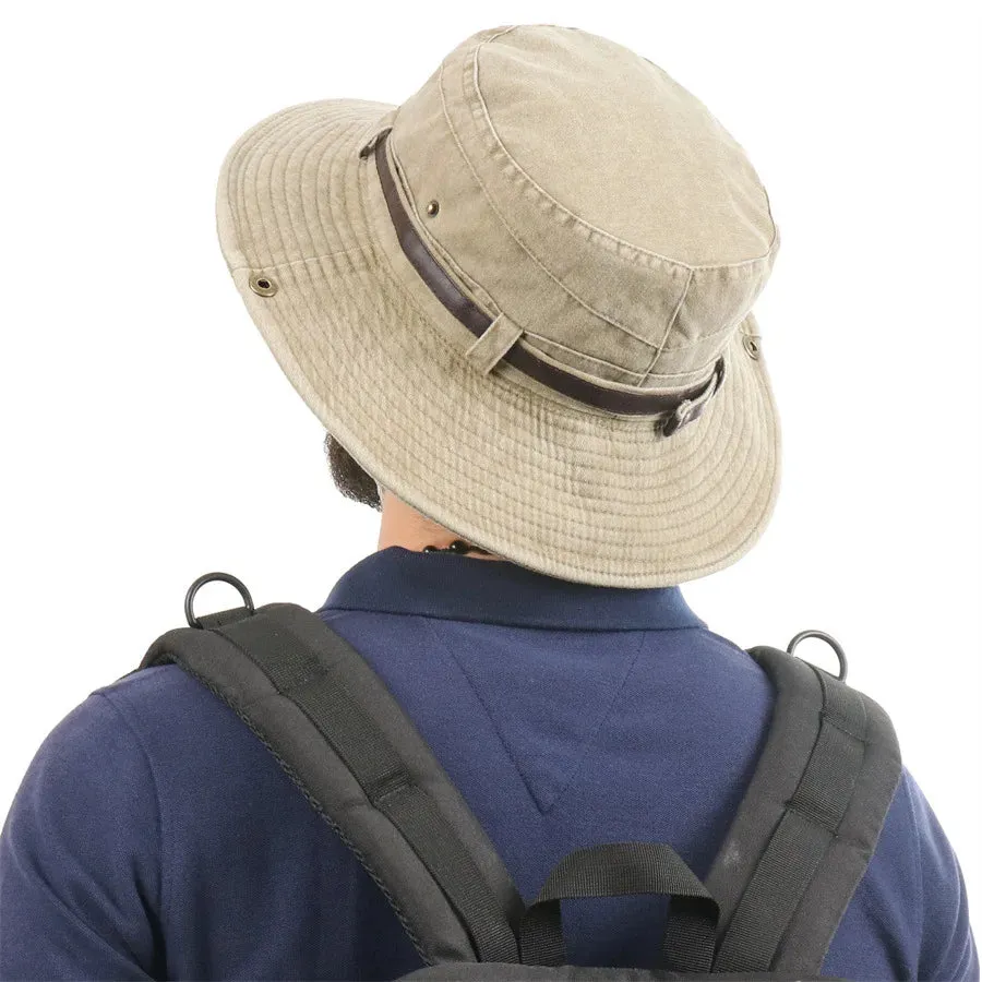 Cotton Washed Outdoor Boonie Hats Hiking Boonie Hat