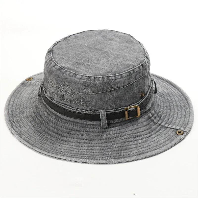 Cotton Washed Outdoor Boonie Hats Hiking Boonie Hat