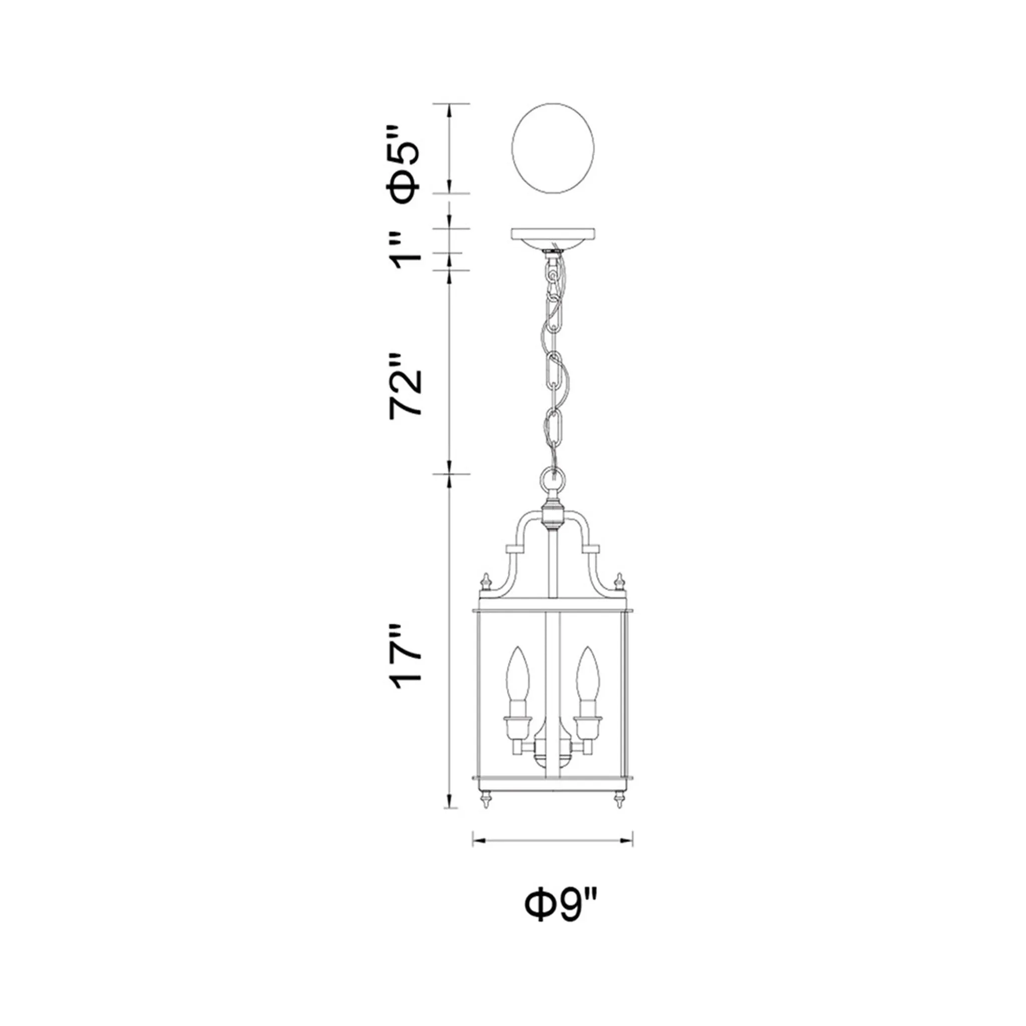 CWI Lighting Desire 3-Light Pendant