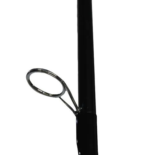 D-Shock Freshwater Spinning Combo - 2 Bearings, 6'6", Length, 2 Piece Rod, Medium Power, Fiberglass Blank Material