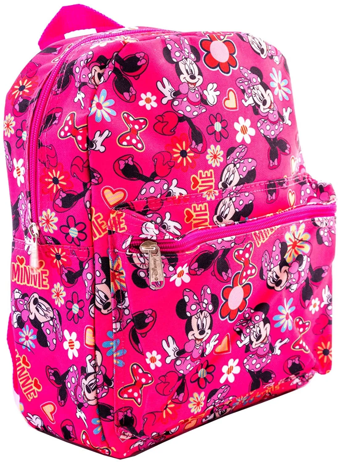 Disney Minnie Mouse Kids 12" Backpack w/ Little Minnie Pattern Print