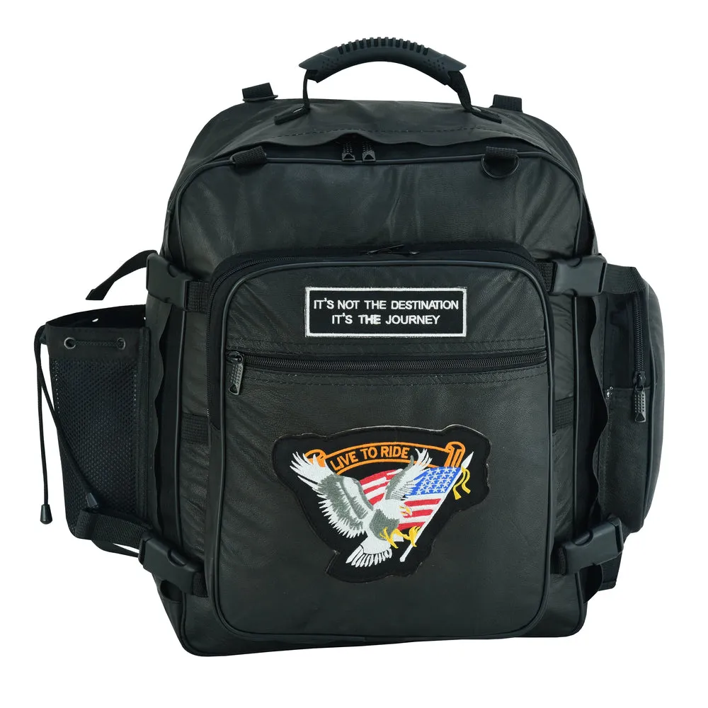 DS370 Three Piece Patch Motorcycle Bag Set