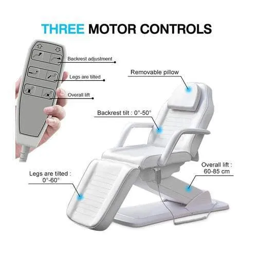 Electric Facial Bed & Spa Massage Chair BA8294 (3 Motors)