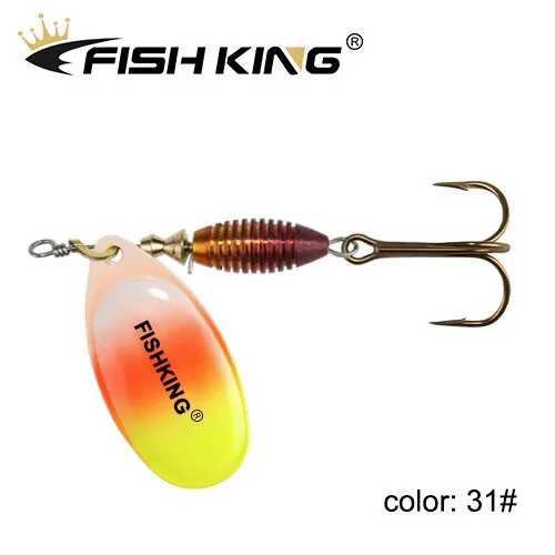 Fishing Lure 4g 4.8g 7g 10g 14g Spinner Bait High Quality Hard Baits Treble Hook Fishing Tackle For Pike