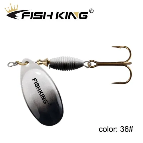 Fishing Lure 4g 4.8g 7g 10g 14g Spinner Bait High Quality Hard Baits Treble Hook Fishing Tackle For Pike