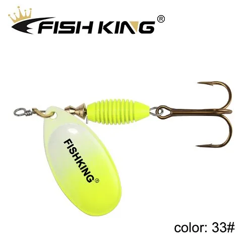 Fishing Lure 4g 4.8g 7g 10g 14g Spinner Bait High Quality Hard Baits Treble Hook Fishing Tackle For Pike