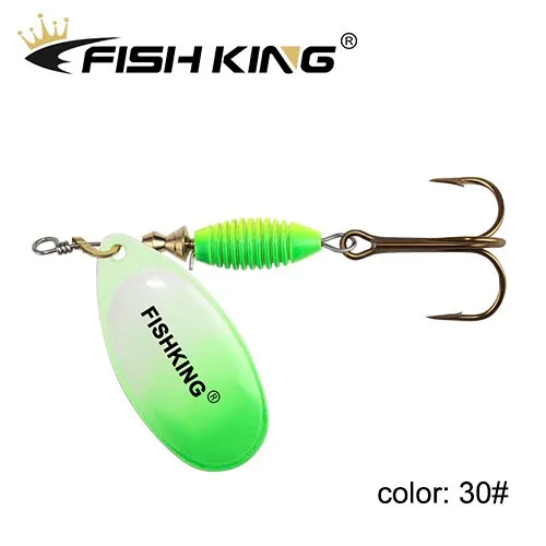 Fishing Lure 4g 4.8g 7g 10g 14g Spinner Bait High Quality Hard Baits Treble Hook Fishing Tackle For Pike