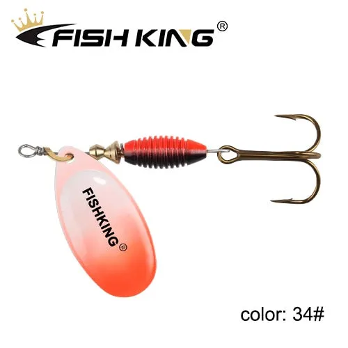 Fishing Lure 4g 4.8g 7g 10g 14g Spinner Bait High Quality Hard Baits Treble Hook Fishing Tackle For Pike