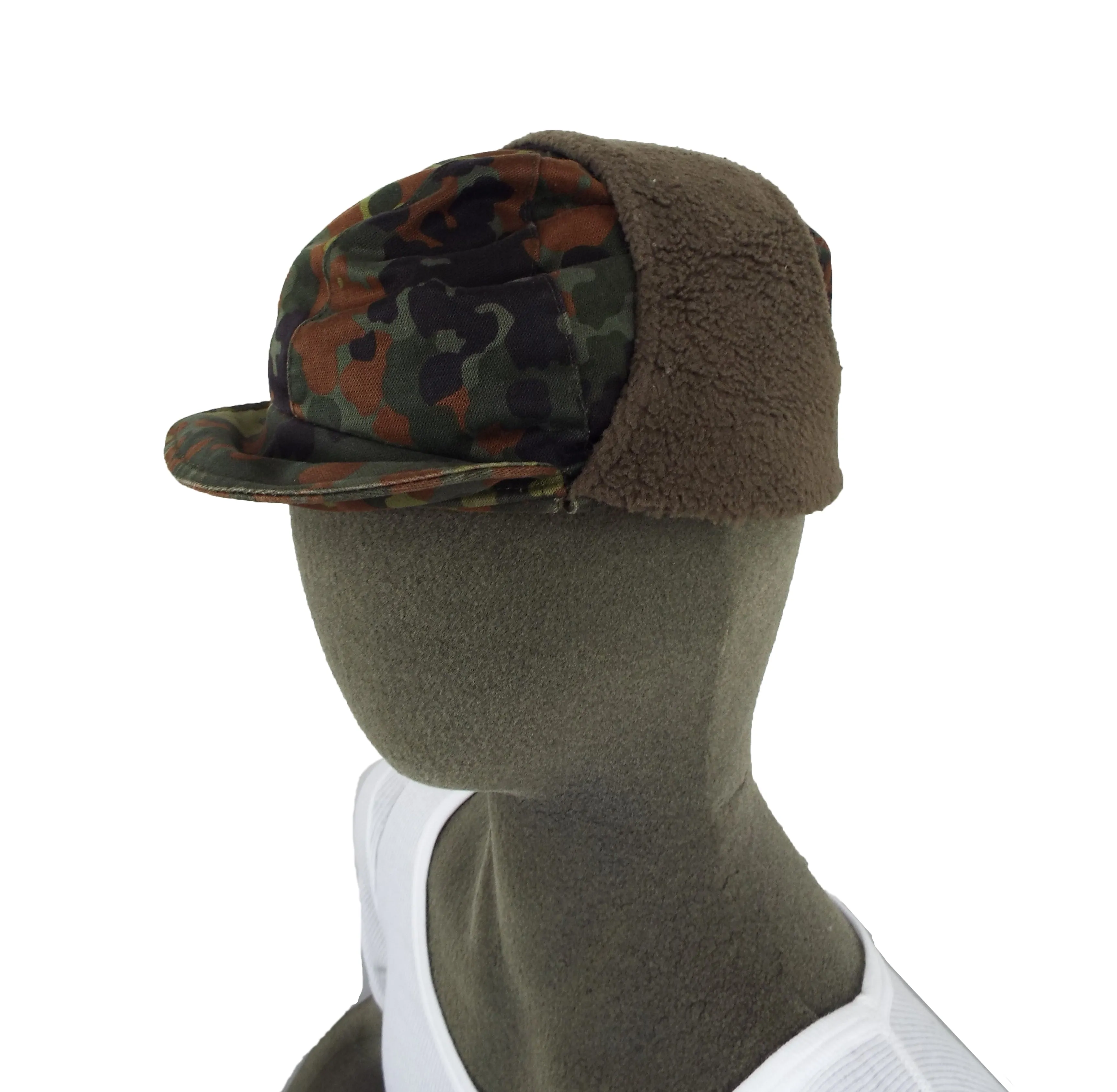 German Army - Flecktarn Camo Cold Weather Hat - Grade 1