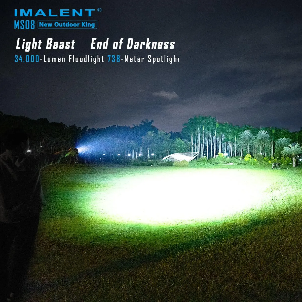 IMALENT MS08 2nd 34000 lumen flashlight