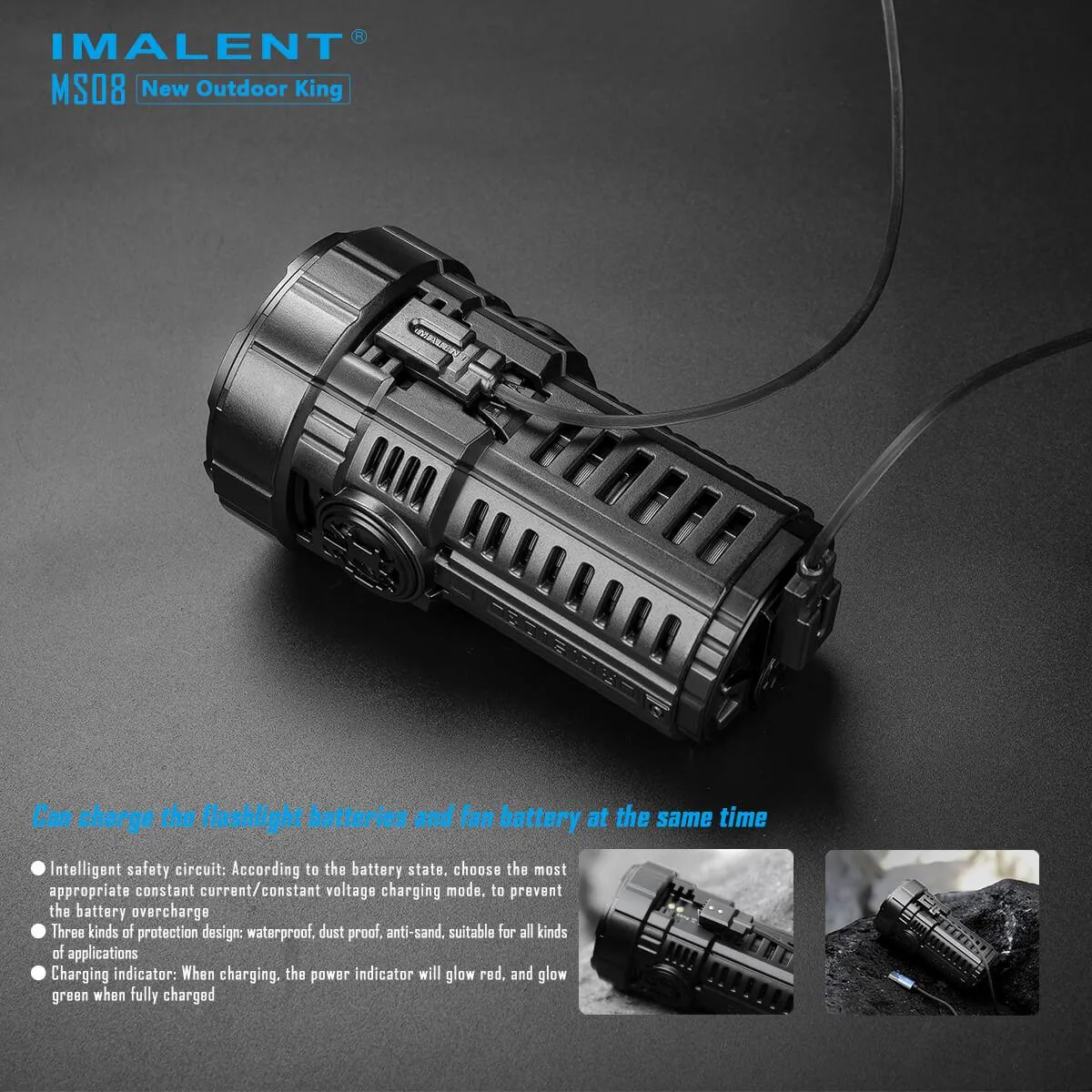 IMALENT MS08 2nd 34000 lumen flashlight