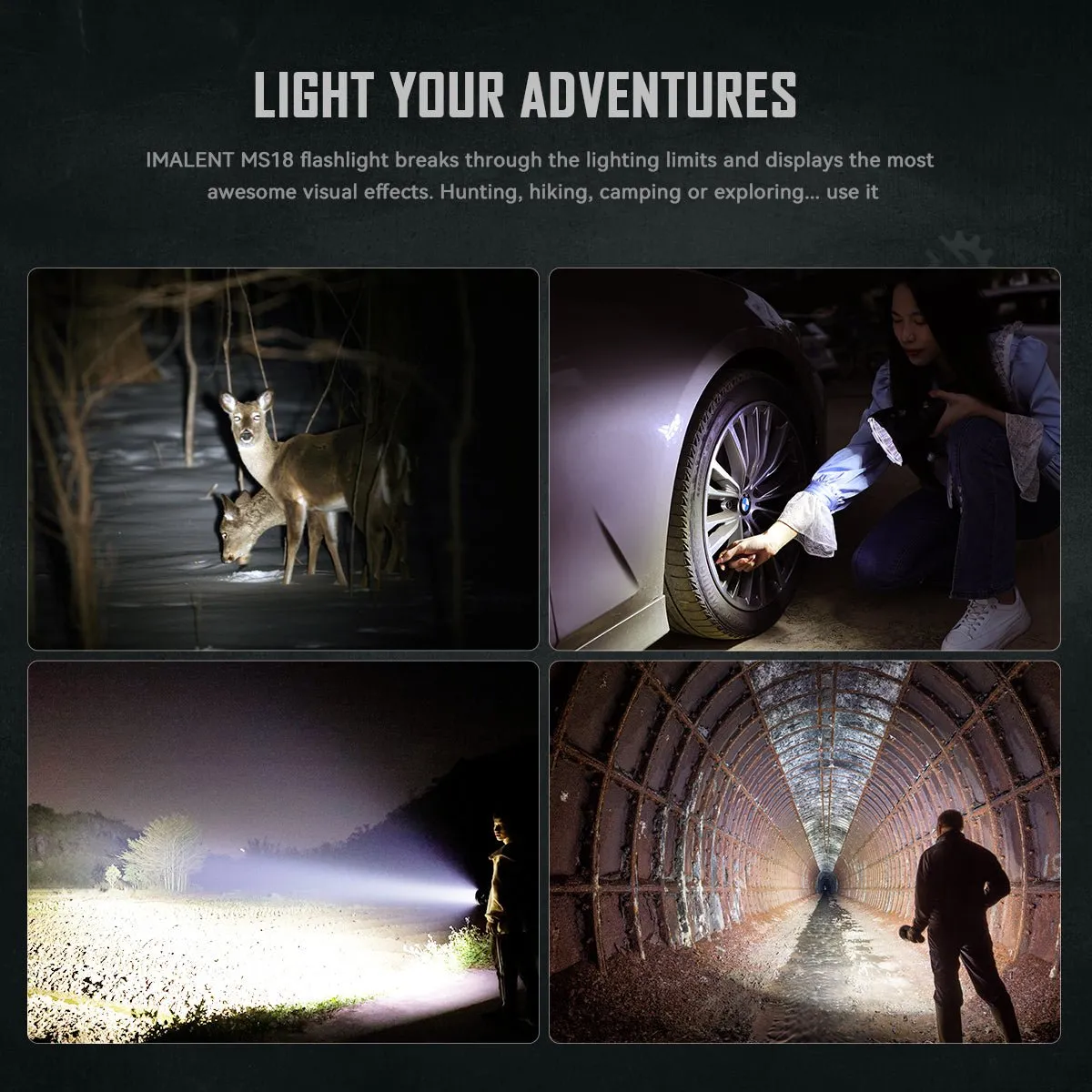 IMALENT MS18 High lumen flashlight