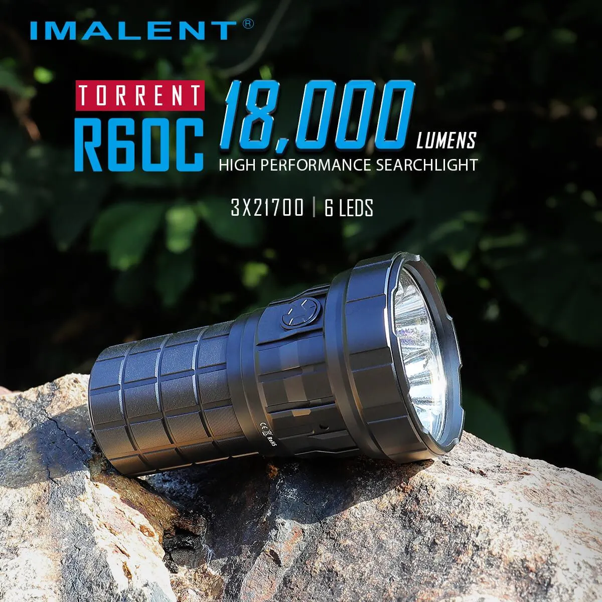 IMALENT R60C 18000 lumens flashlight