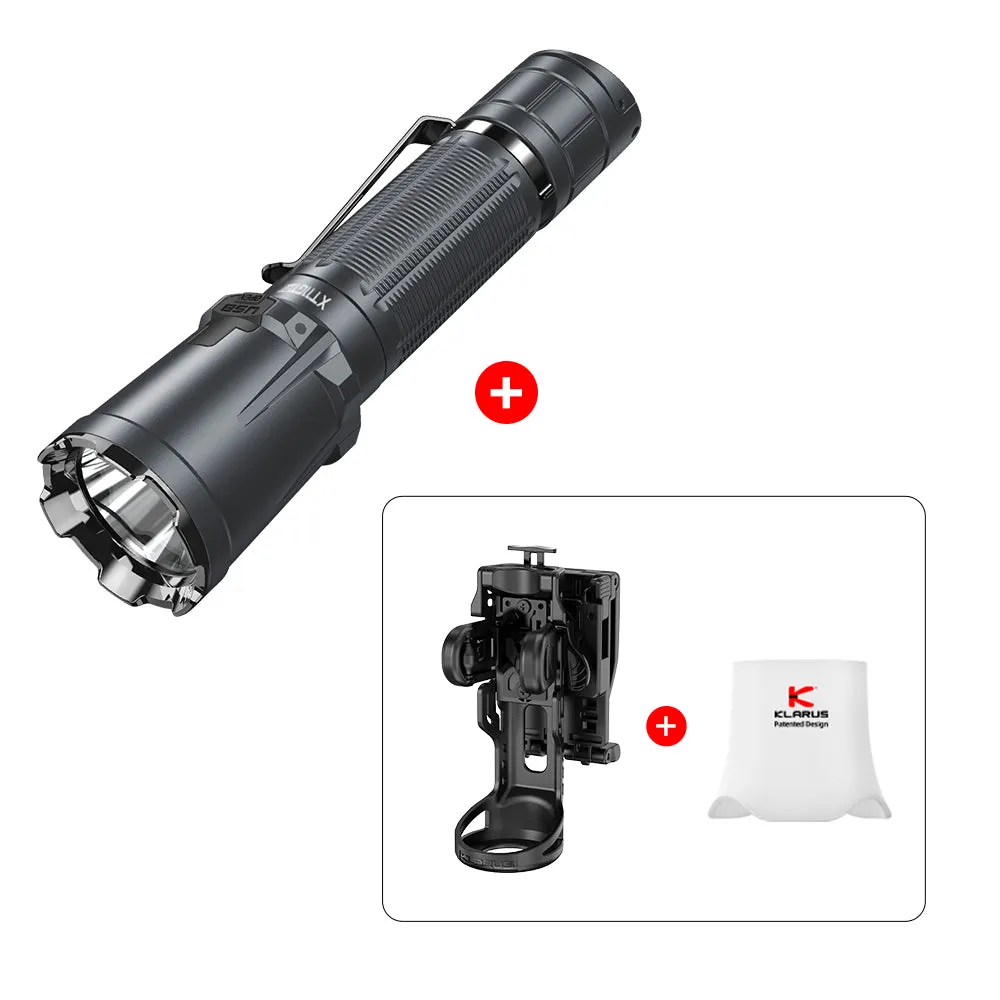 KLARUS XT11GT PRO 3300 Lumens Rechargeable Tactical Flashlight