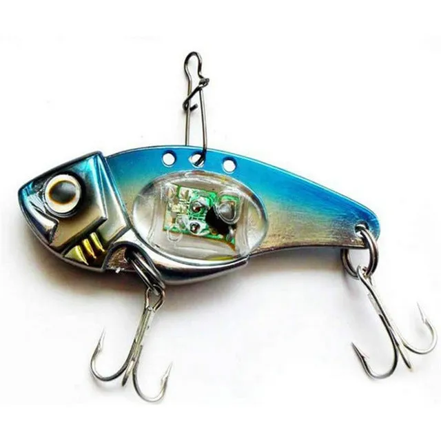 LED Light Fishing Lure Treble Hook Electronic Fishing Lamp Bait Tackle Fish Lure Light Flashing Lamp