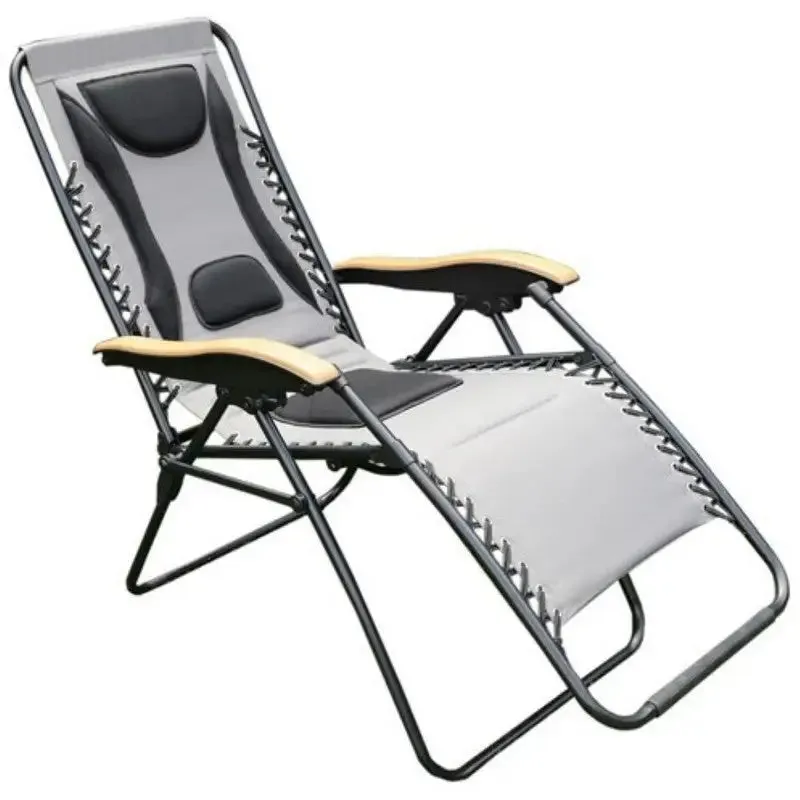 Leisure Zero Gravity Reclining Relaxer Sunbathing Chair - Grey