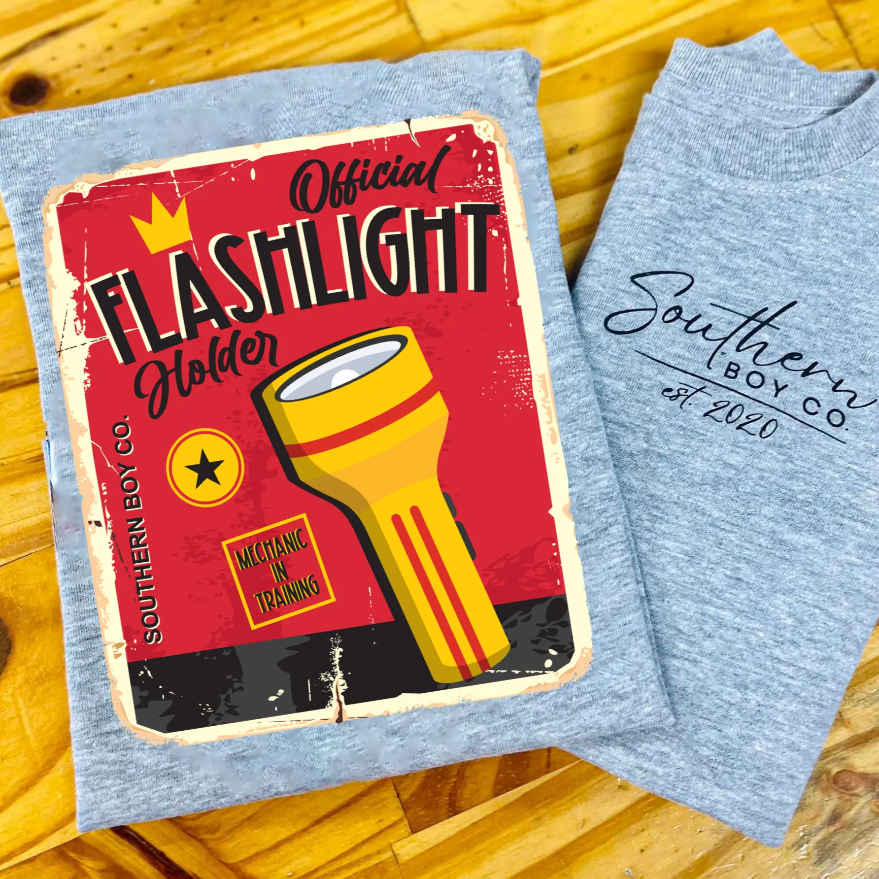 (LONG) Flashlight Holder Long Sleeve Kids Tee