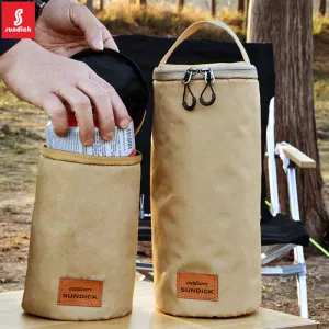 Mountain customer outer barrel-shaped G2 alpine flat gas tank protective cover camping gas lantern horse lantern portable storage bag