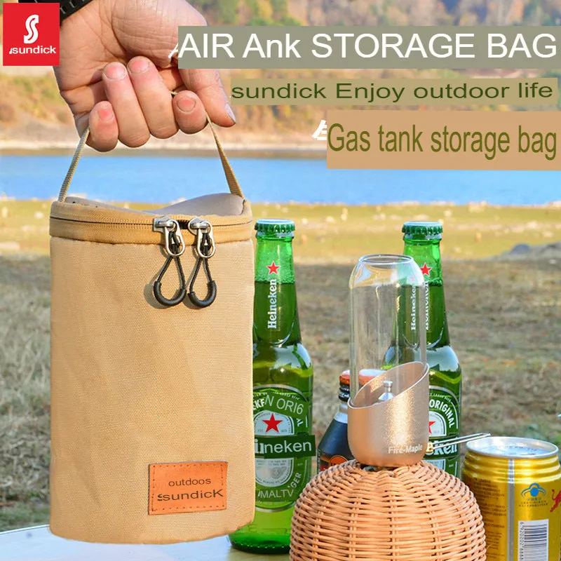 Mountain customer outer barrel-shaped G2 alpine flat gas tank protective cover camping gas lantern horse lantern portable storage bag