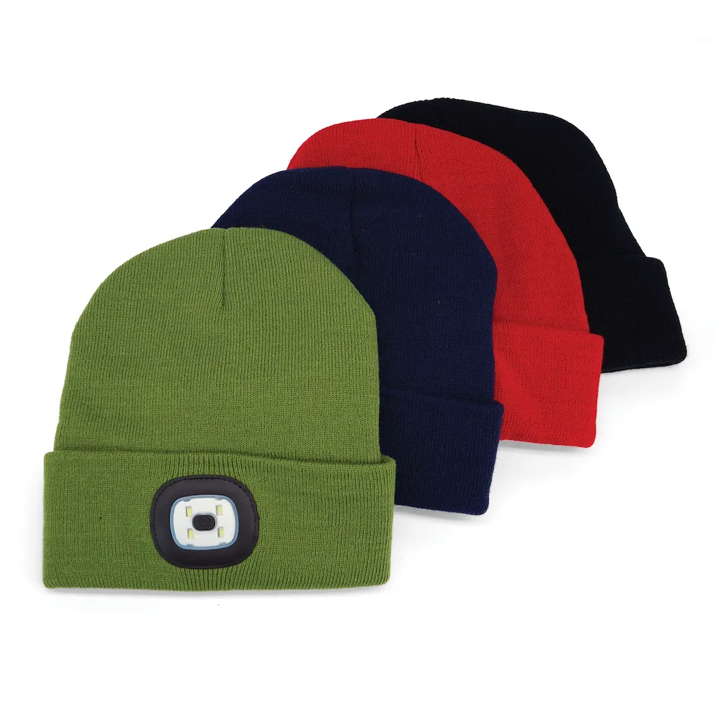 Night Scout Rechargeable LED Beanie Hat - Adult