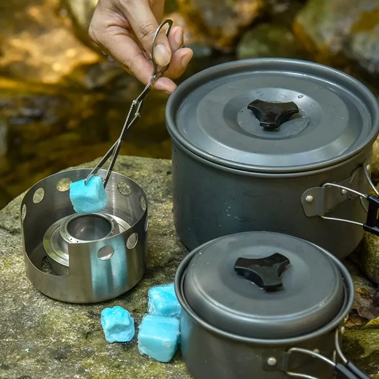 Outdoor Picnic Stove Stainless Steel Portable Mini Alcohol Stove With Cover