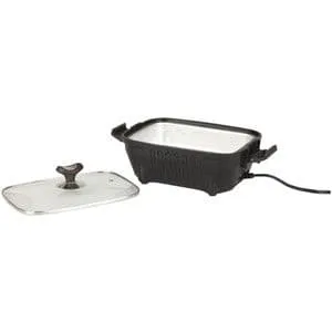 Rovin 12V Portable Lunch Stove Wth Glass Lid