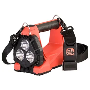 Streamlight Vulcan 180 44315 Vehicle Mount System Div 2 Rechargeable LED Lantern With Tilting Head, Includes 12V DC Direct Wire Charge Rack, Orange, 1 Each