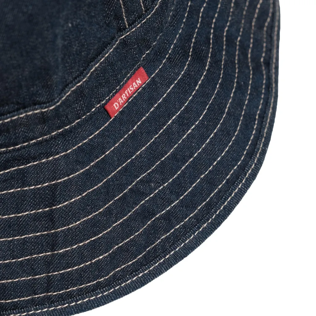 Studio D'Artisan Selvedge Denim Bucket Hat