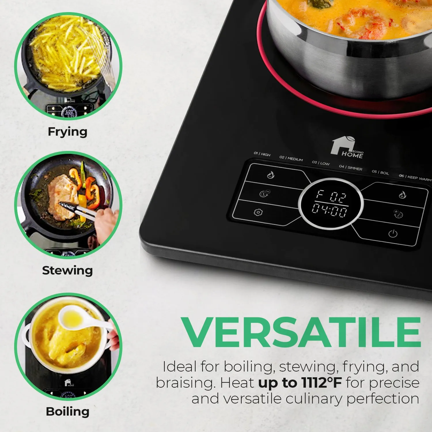 Superconductor Portable Cooktop