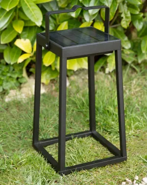 TAUNTON SOLAR LANTERN BLACK