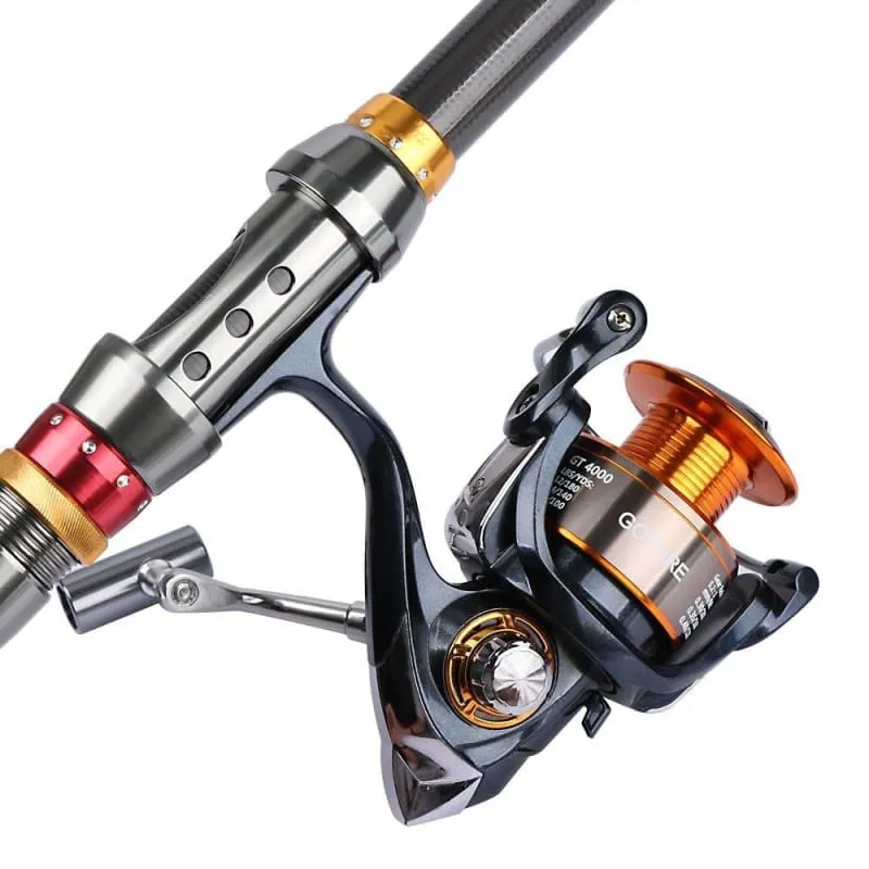 Telescopic Fishing Rod with Reel