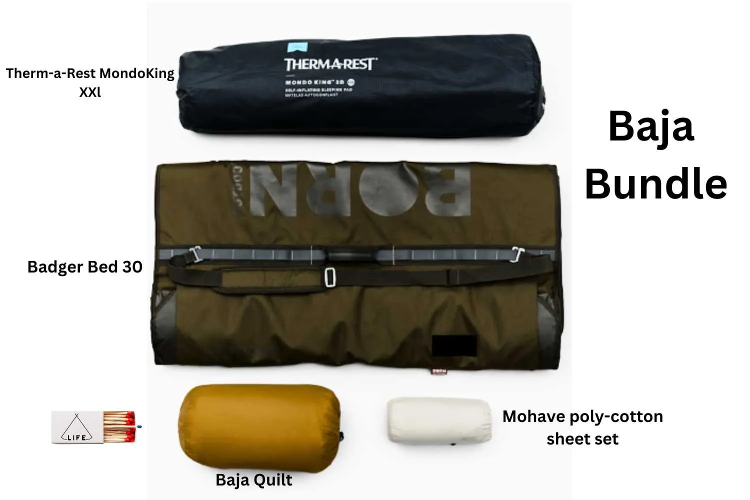 The Badger Bed 30 Bundle by Born Outdoor