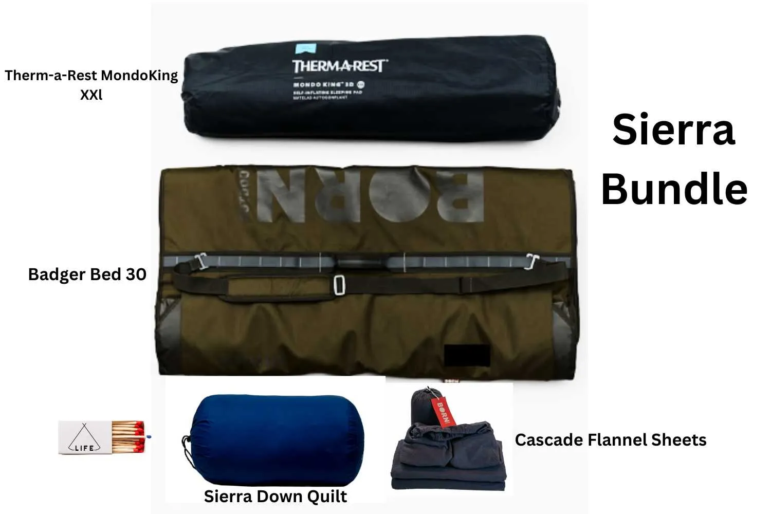 The Badger Bed 30 Bundle by Born Outdoor