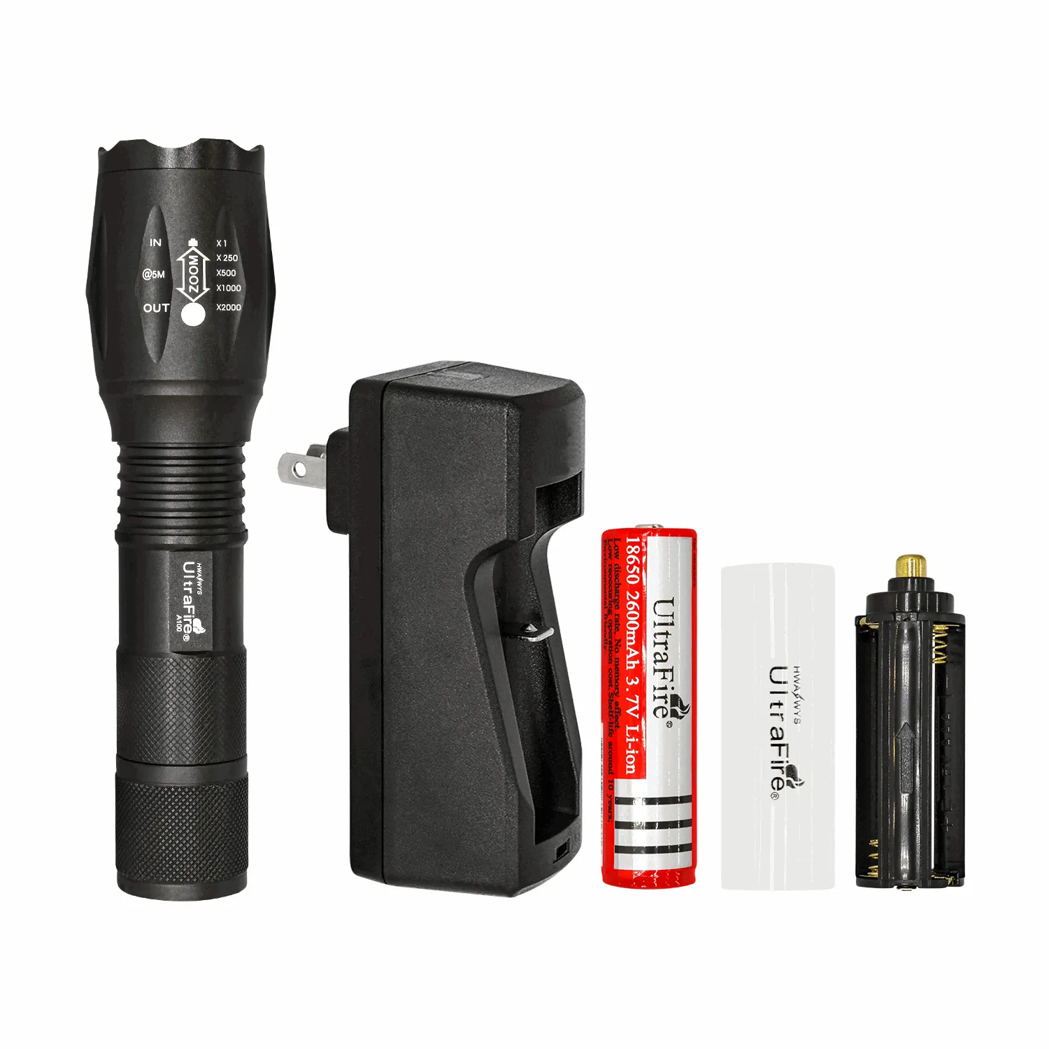 UF-3C Flashlight With Red/Green LED