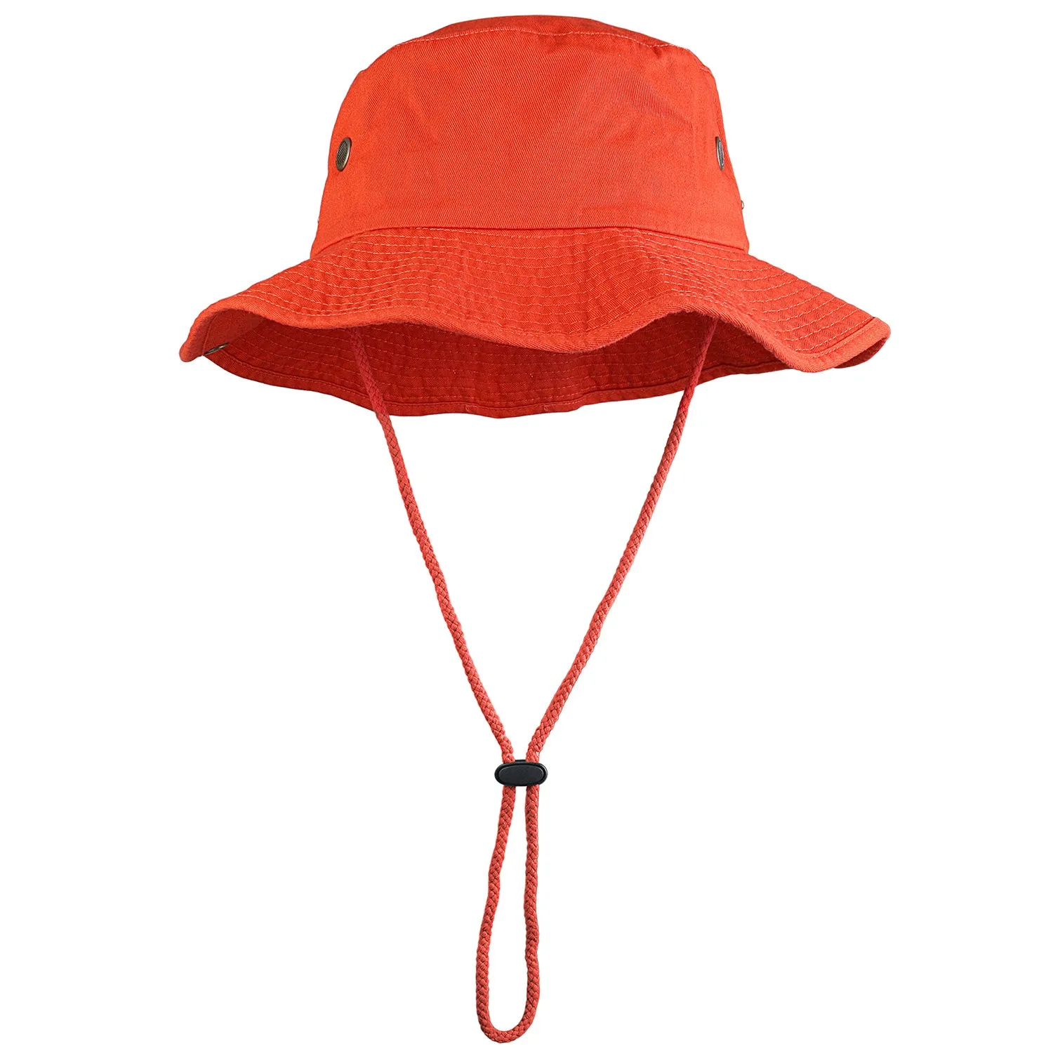 Wide Brim Boonie Hat - Orange