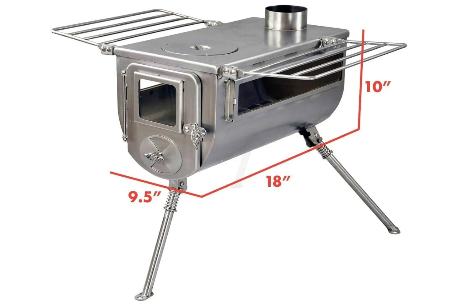 Winnerwell Woodlander Double-View Canvas Tent Stove